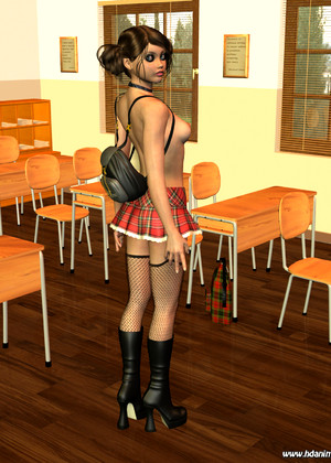3d Schoolgirl