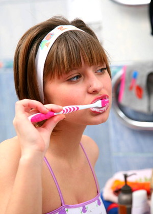 Teen Young Shaving